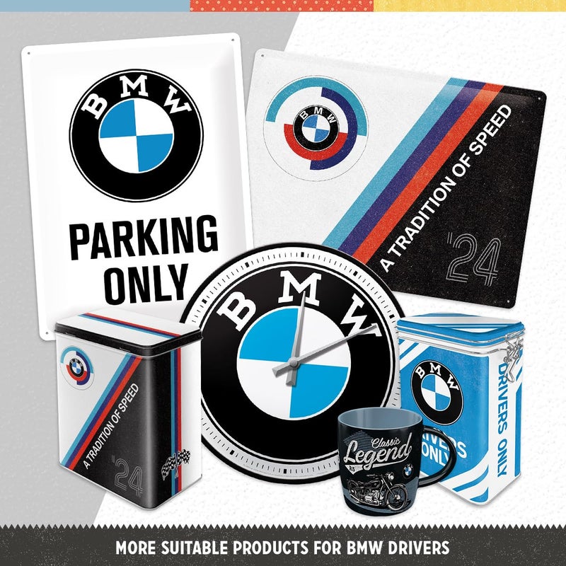 Nostalgic Art Nostalgic-Art Retro Tin Sign, 11.8" x 15.7", official license product (OLP), BMW â€“ Garage â€“ Gift idea for car accessoires fans, Metal Plaque, Vintage design for decoration - Image 3